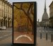totem in mezzo ad una strada torinese