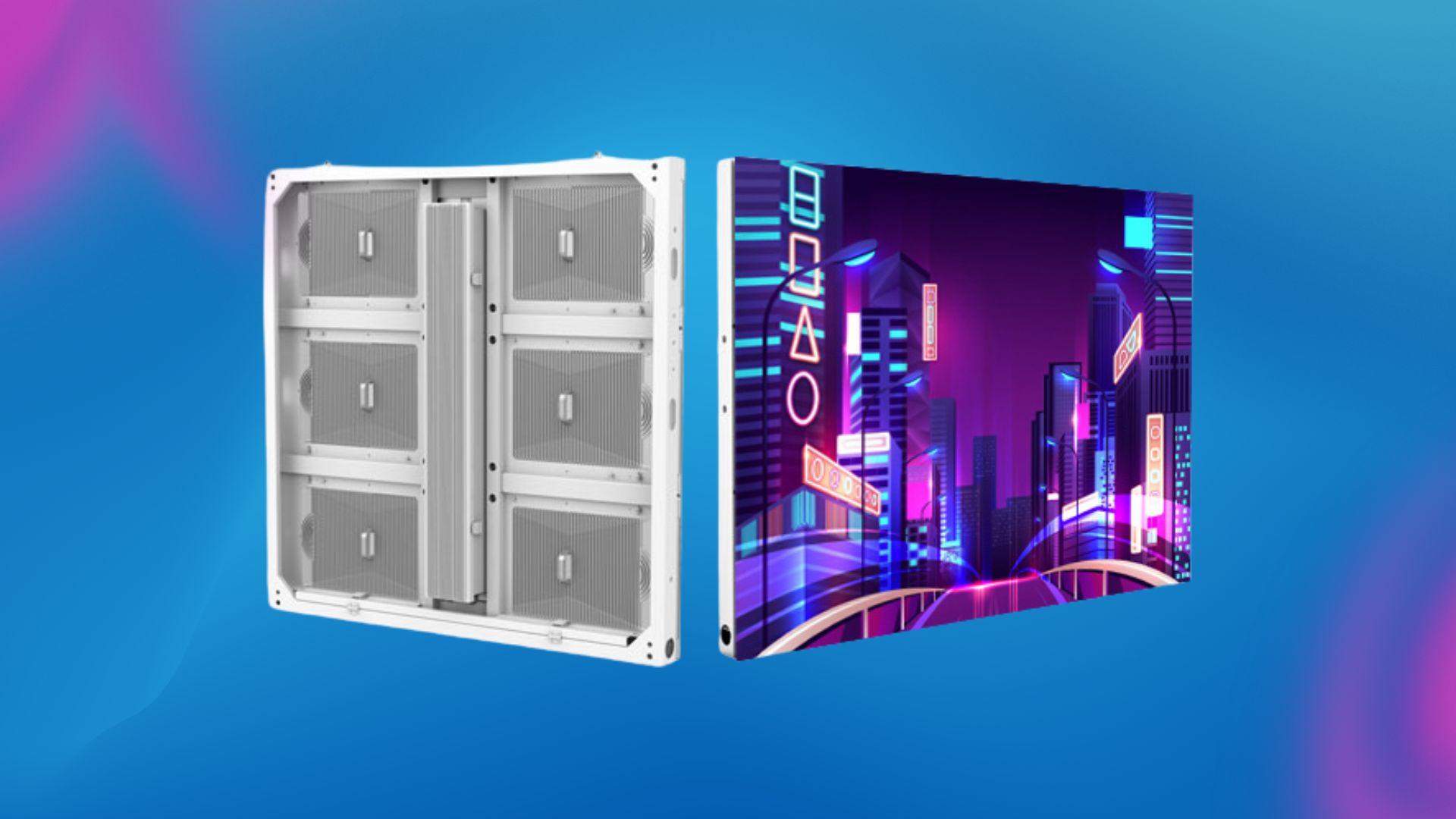 schermo LED colorato